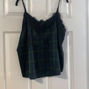 Abercrombie & Fitch Lace Trim Tank